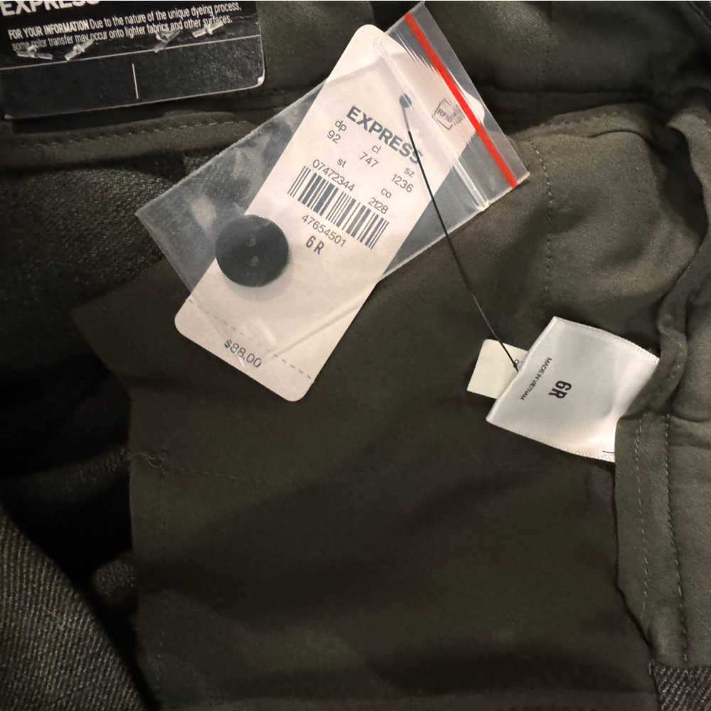 Express Editor Skinny High Rise Gray Women's Pants - Picture 4 of 4